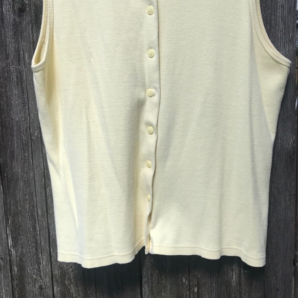Yellow Button down Womens - Picture 4 of 8